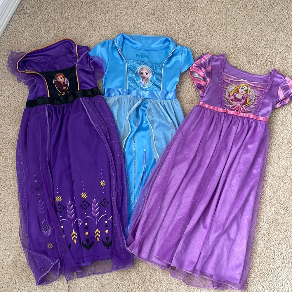 Disney princess pajamas bundle 3t